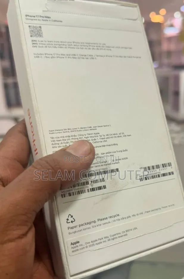 New Apple iPhone 17 Pro Max 512 GB Orange