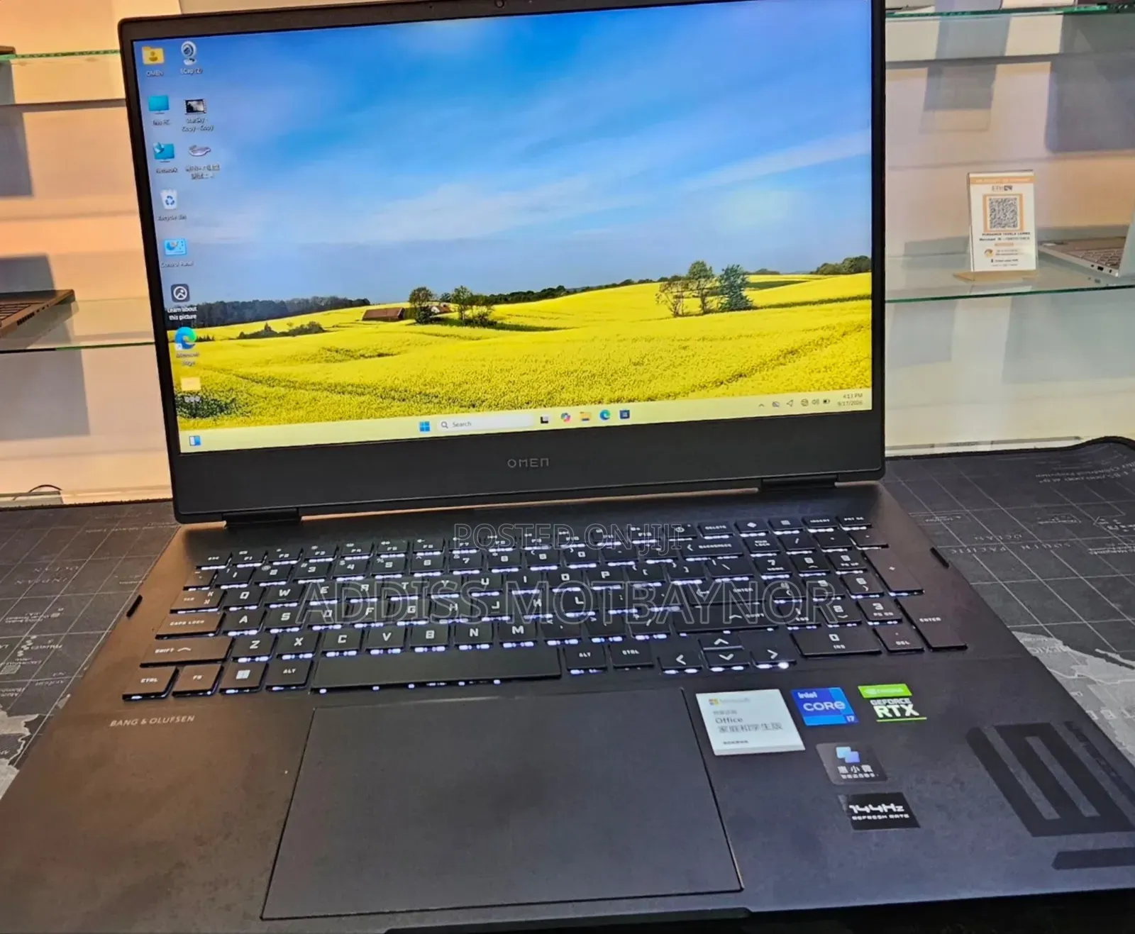 New Laptop HP Omen 16 16GB Intel Core i7 SSHD (Hybrid) 512GB