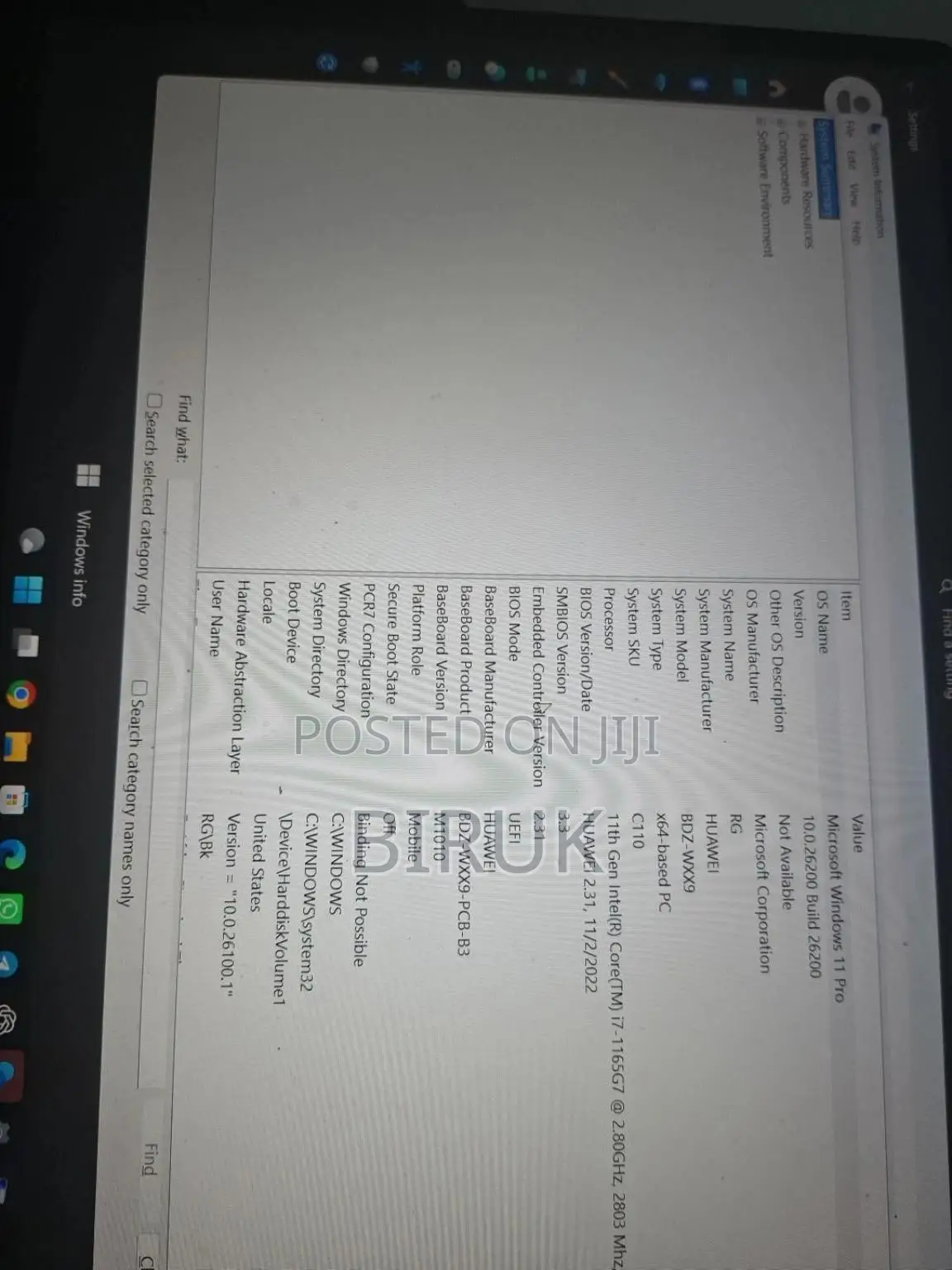Laptop Huawei 16GB Intel Core i7 SSD 512GB