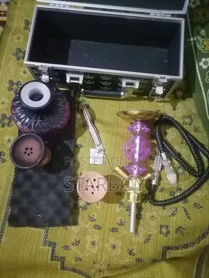  Premium Crystal Hookah Set + Carrying Case