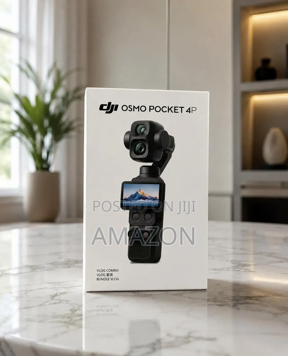 DJI Osmo Pocket 4P (Vlog Combo) – Dual-Lens, 3x Zoom, 4k/240fps
