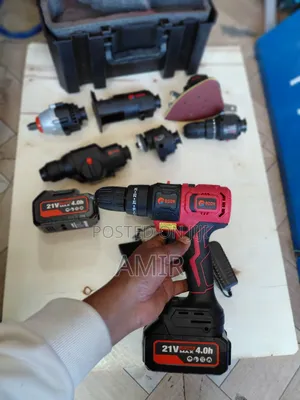 Edon 21V Multi-Function Cordless Combo 8 in 1 Tool Set