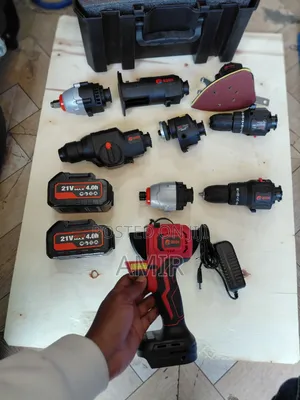 Edon 21V Multi-Function Cordless Combo 8 in 1 Tool Set