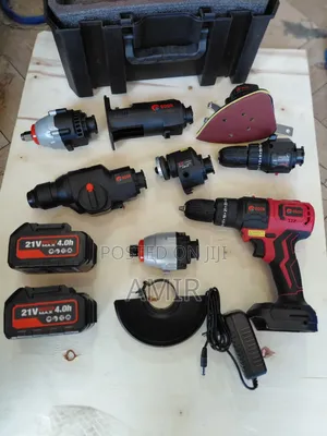 Edon 21V Multi-Function Cordless Combo 8 in 1 Tool Set
