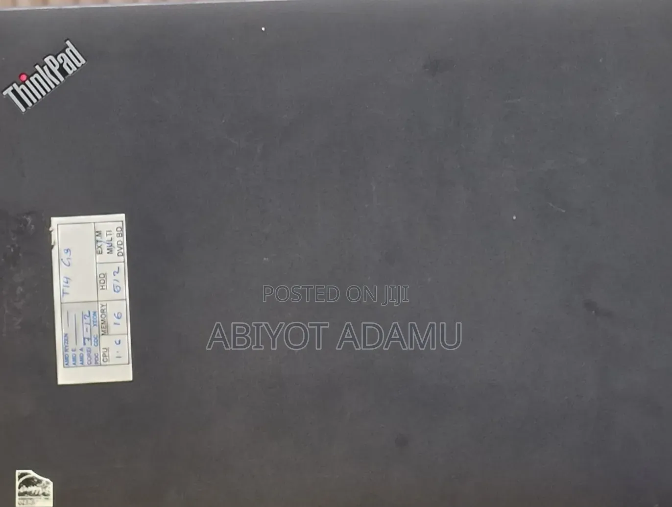 New Laptop Lenovo ThinkPad T14 16GB Intel SSD 512GB
