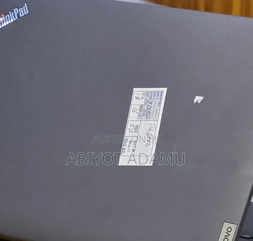 New Laptop Lenovo ThinkPad T14 16GB Intel SSD 512GB