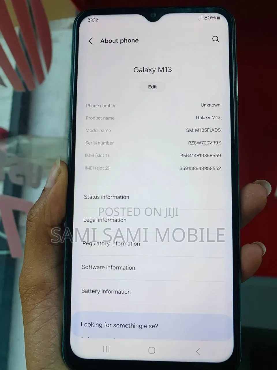 Samsung Galaxy M13 64 GB Blue