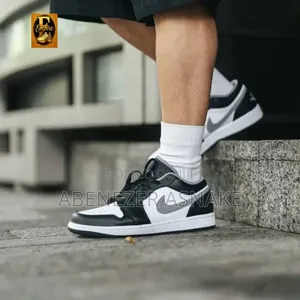 Air Jordan 1 Low Black/White/ Particle Grey