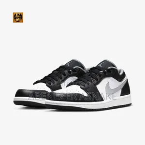 Air Jordan 1 Low Black/White/ Particle Grey