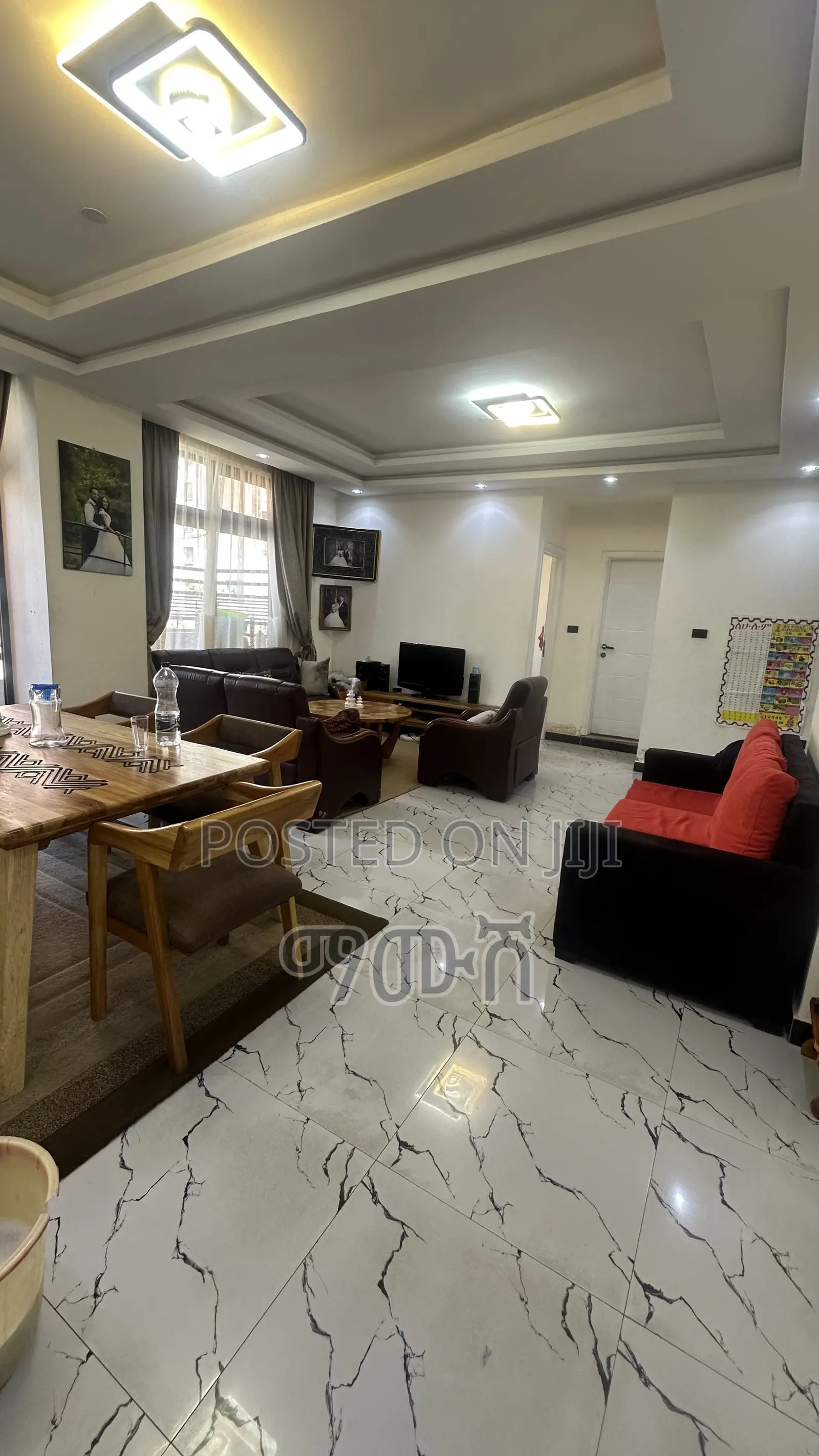 Furnished 3bdrm Condo in አያት 40/60 ኮንዶሚኒየም, Bole for sale