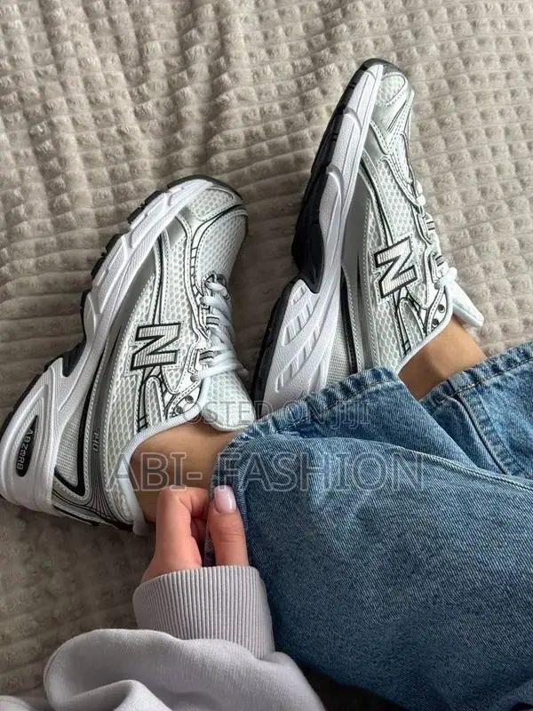 New Balance 740 White/Silver Navy