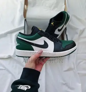 Nike Air Jordan1 Low “Green Toe” Black/Green