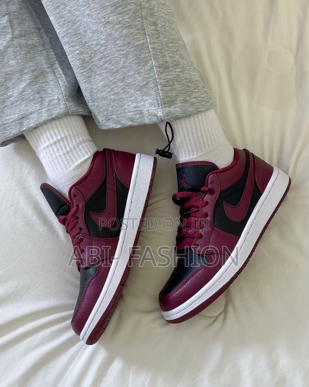 Nike Air Jordan 1 Low “Dark Beetroot” Black/Burgundy