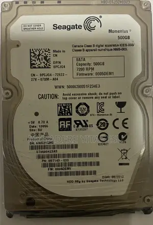 Laptop Harddisk 500GB
