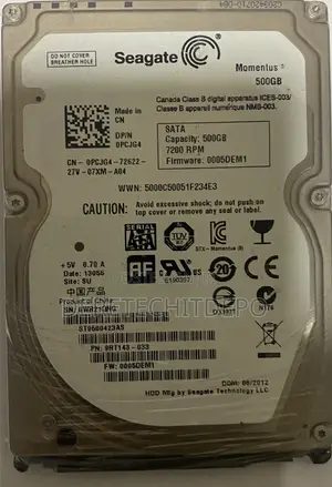 Laptop Harddisk 500GB
