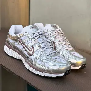 Nike P-6000 White/Metalic Silver