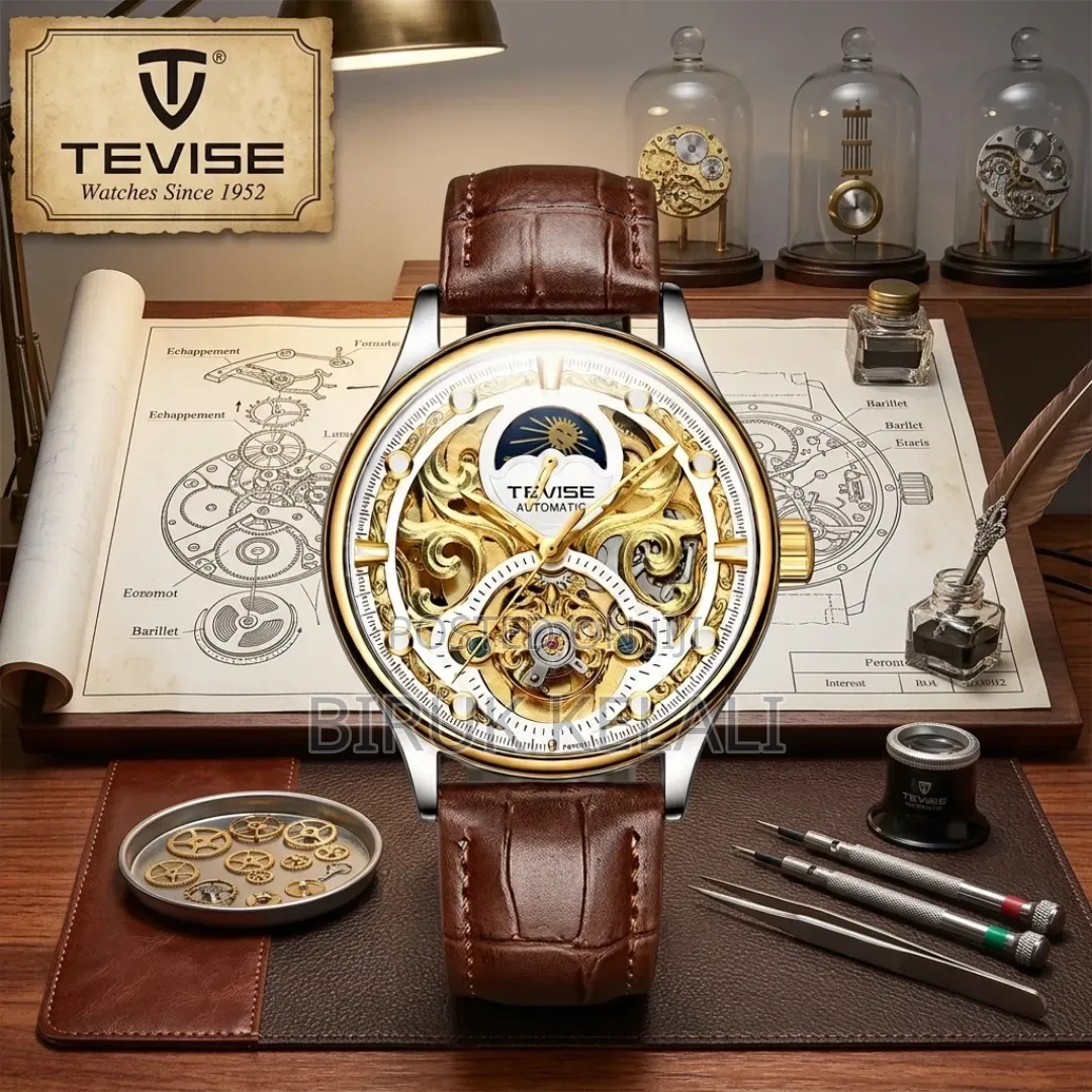 The TEVISE T820D Automatic Mechanical Watch, Featuring an Intricat
