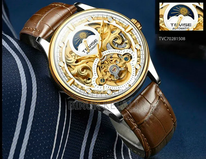 The TEVISE T820D Automatic Mechanical Watch, Featuring an Intricat