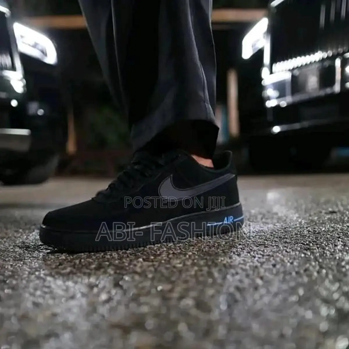 Nike Air Force 1 Low ‘07 “Black/University Blue”