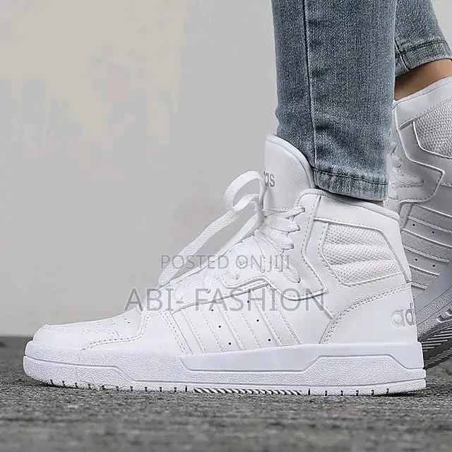 Adidas Entrap Mid “Triple White”
