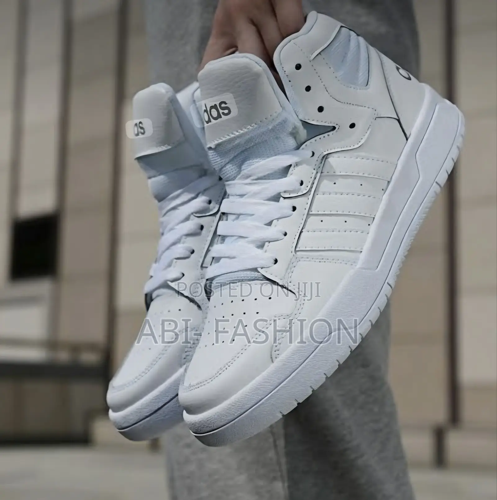 Adidas Entrap Mid “Triple White”