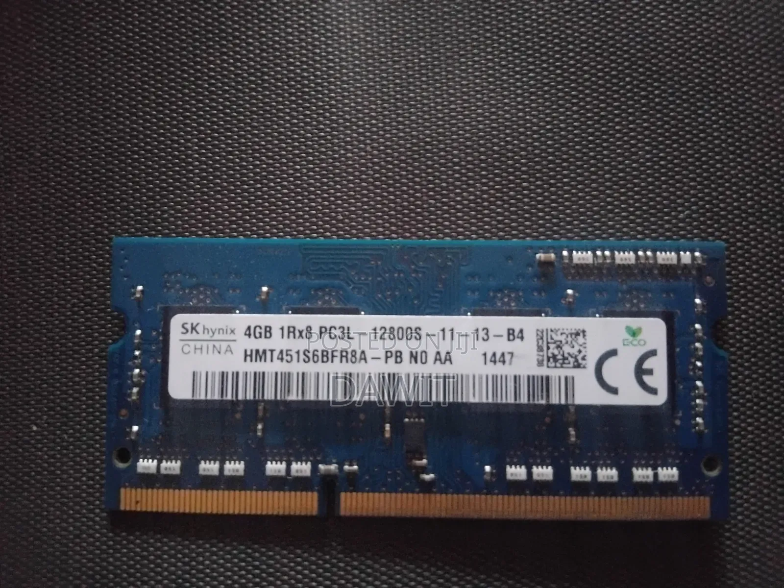 Sk Hynix 4gb Ddr3l 1600mhz Laptop Ram Pc3l-12800s