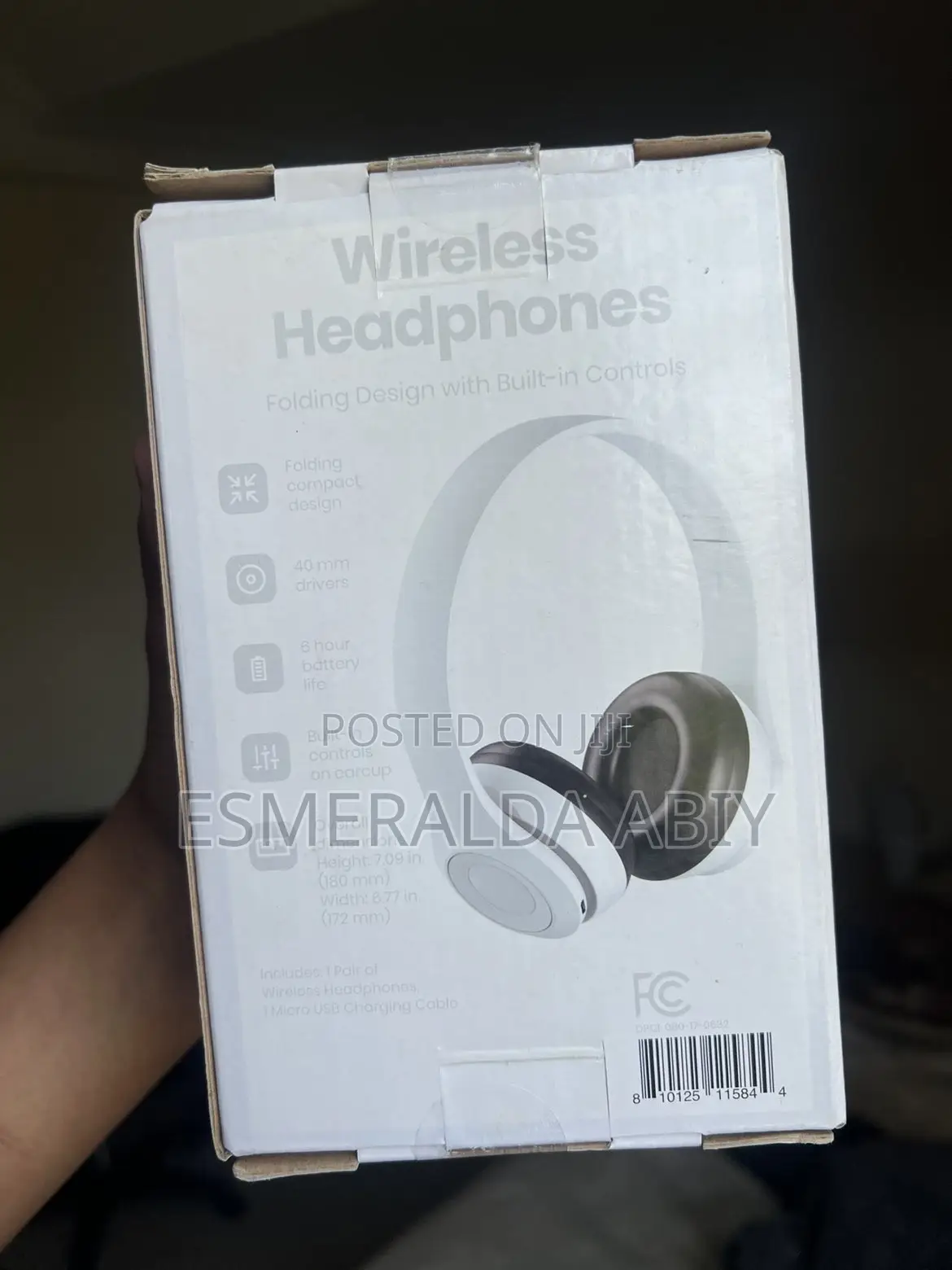 Wireless Headphones (Folding Design With Built-in Controls)