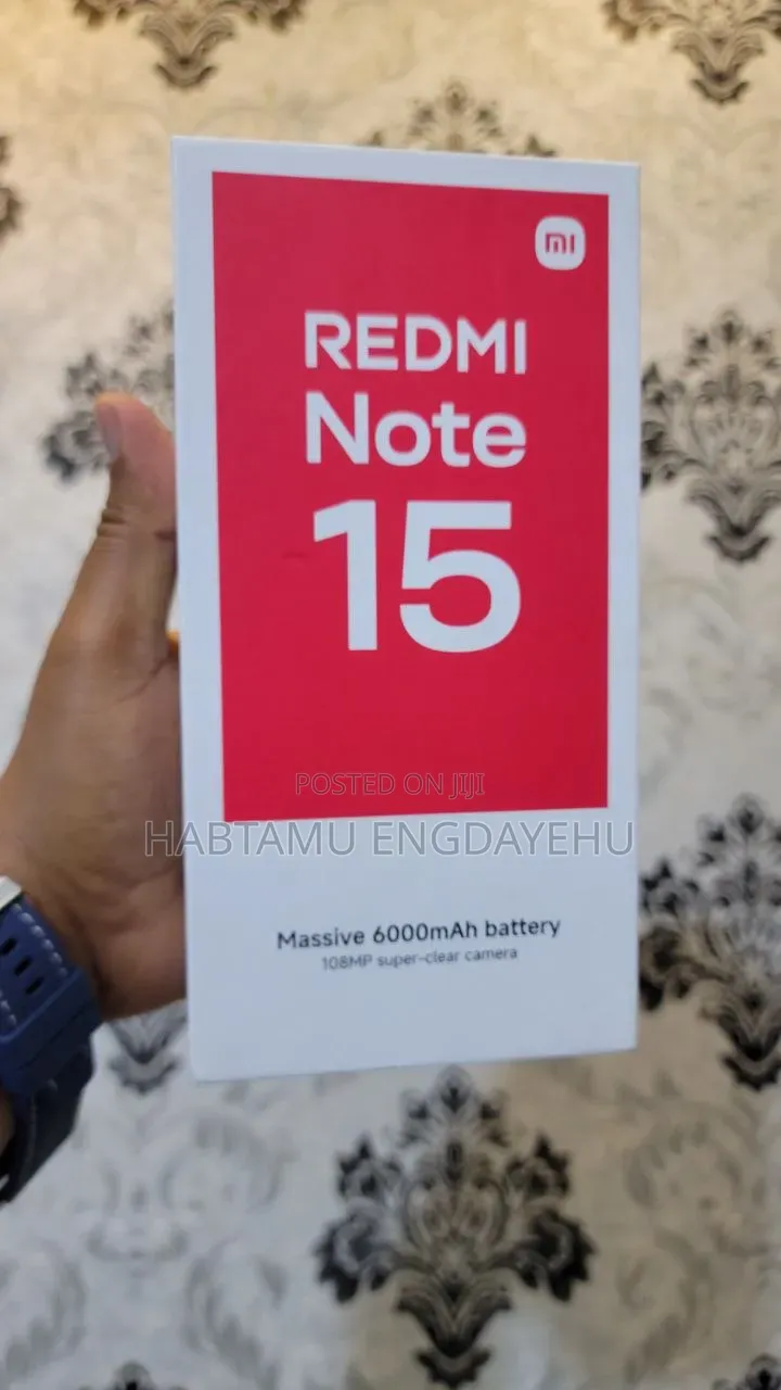 New Xiaomi Redmi Note 15 256 GB Black