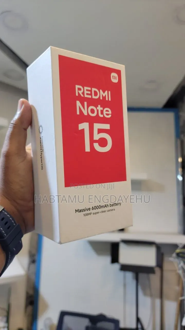 New Xiaomi Redmi Note 15 256 GB Black