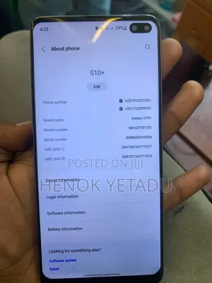 Samsung Galaxy S10 Plus 512 GB Gray