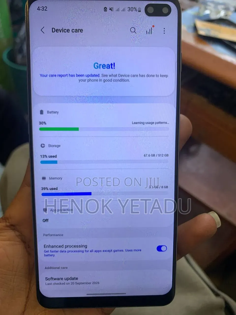 Samsung Galaxy S10 Plus 512 GB Gray