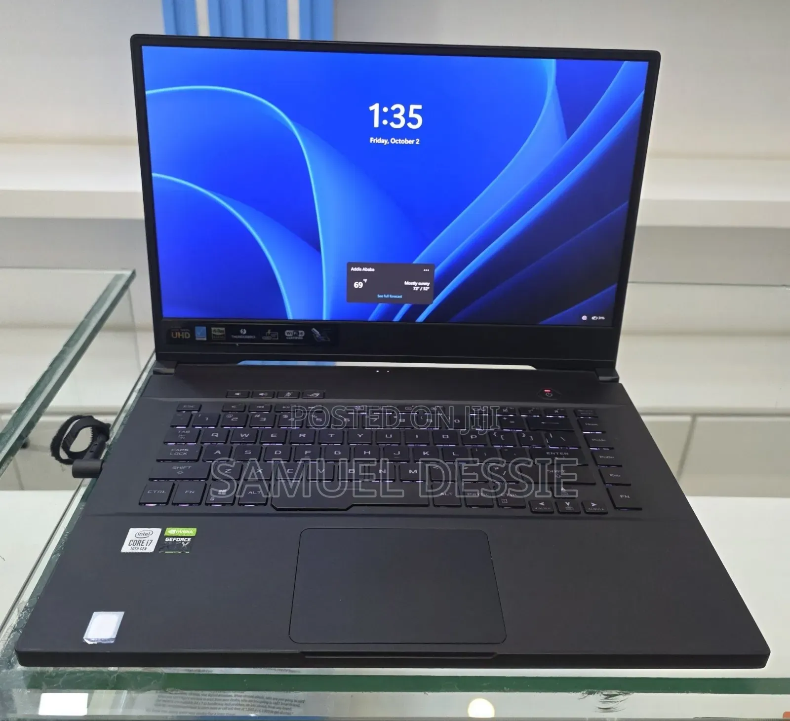 New Laptop Asus ROG Zephyrus G15 16GB Intel Core i7 SSD 512GB