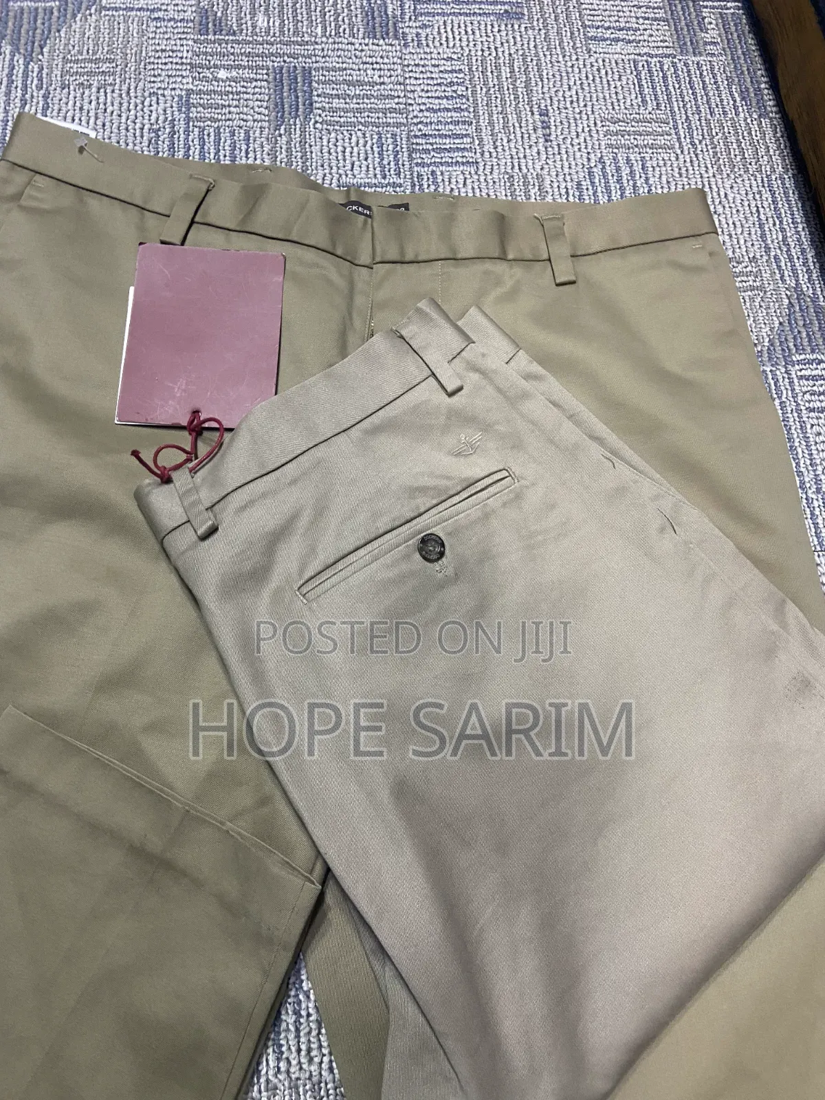 Premium Men's Khaki Chino Pants –