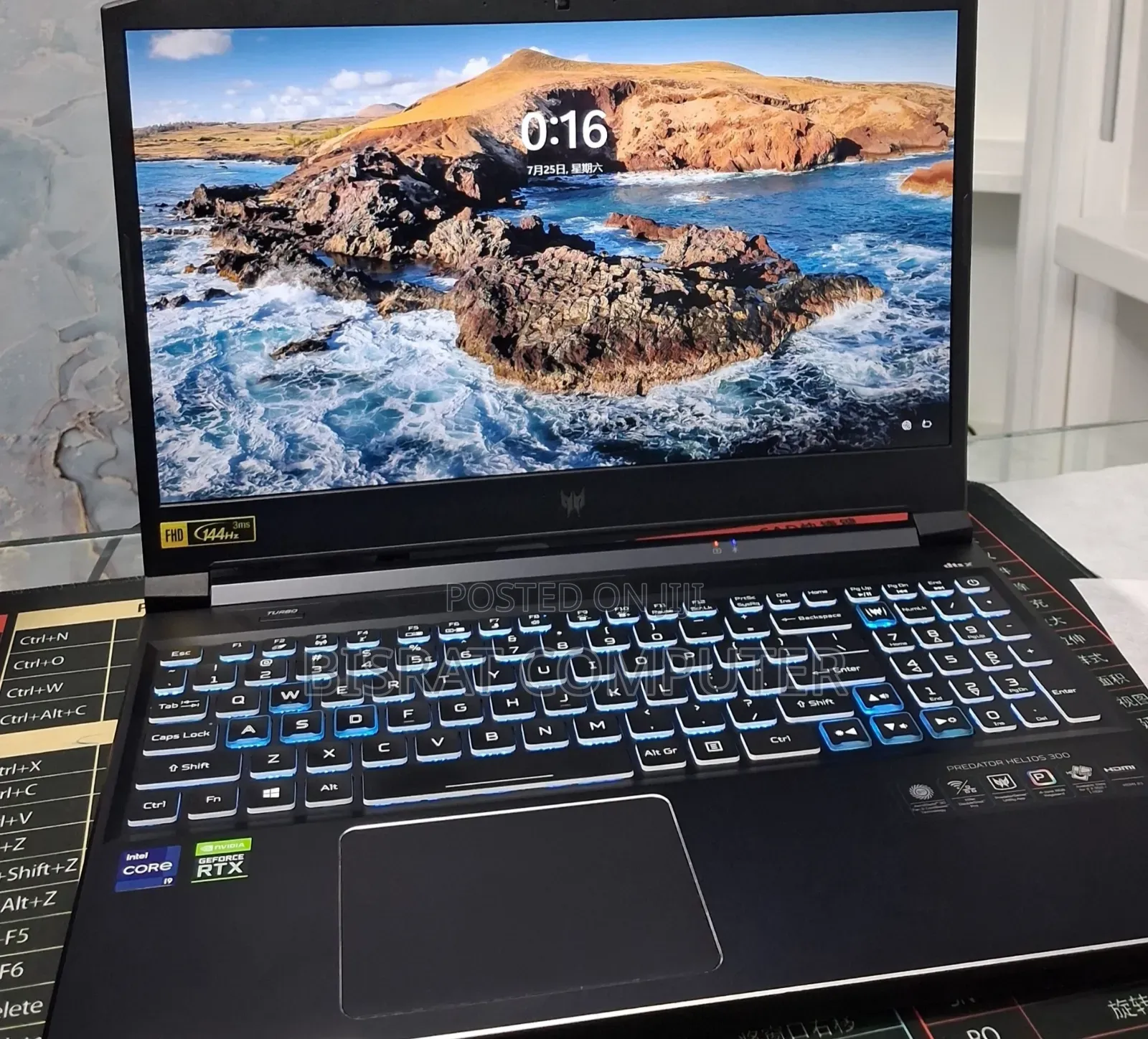 New Laptop Acer Predator Helios Neo 16 16GB Intel Core i9 SSD 512GB