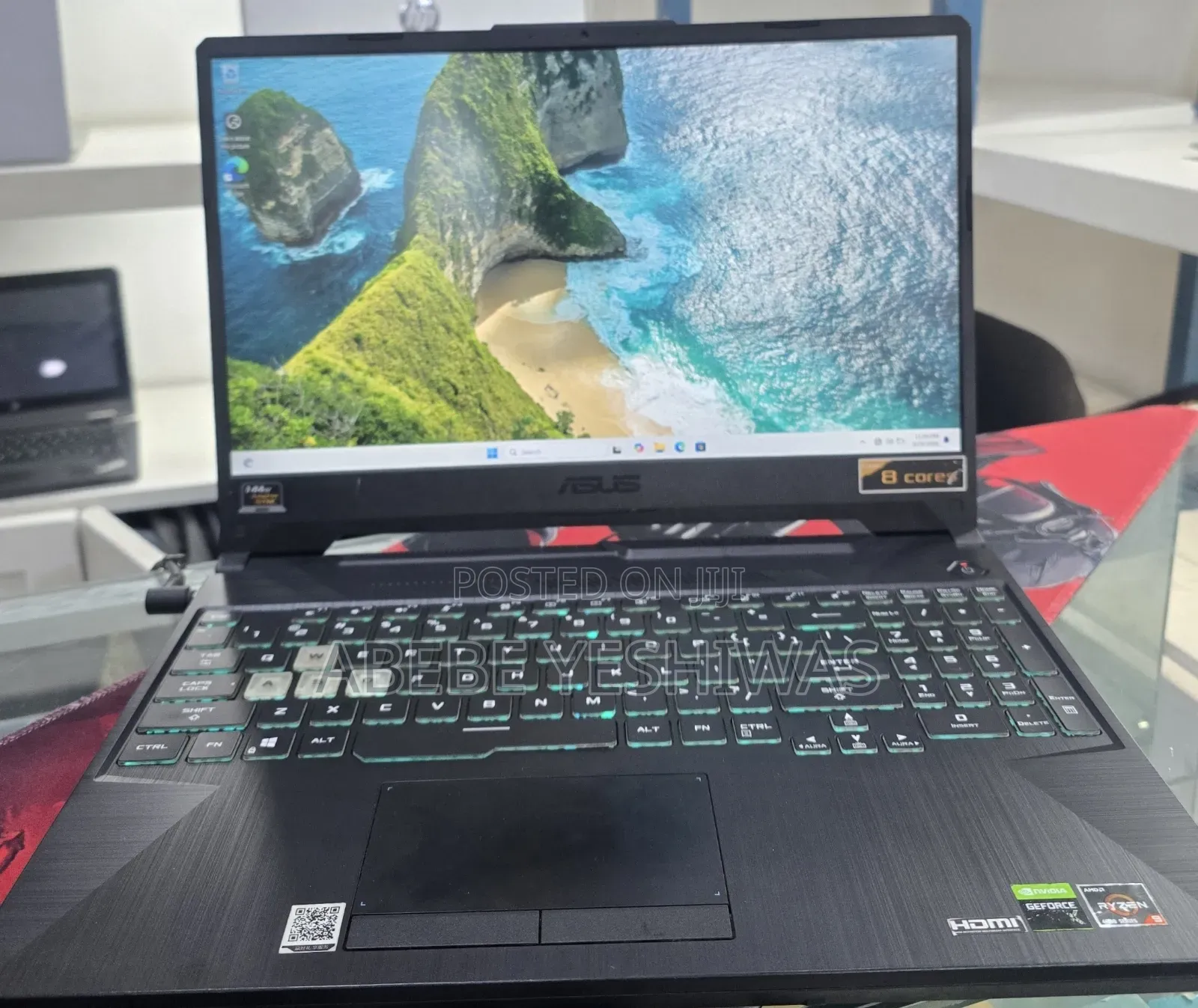 New Laptop Asus TUF Gaming F15 16GB AMD Ryzen 9 SSD 512GB