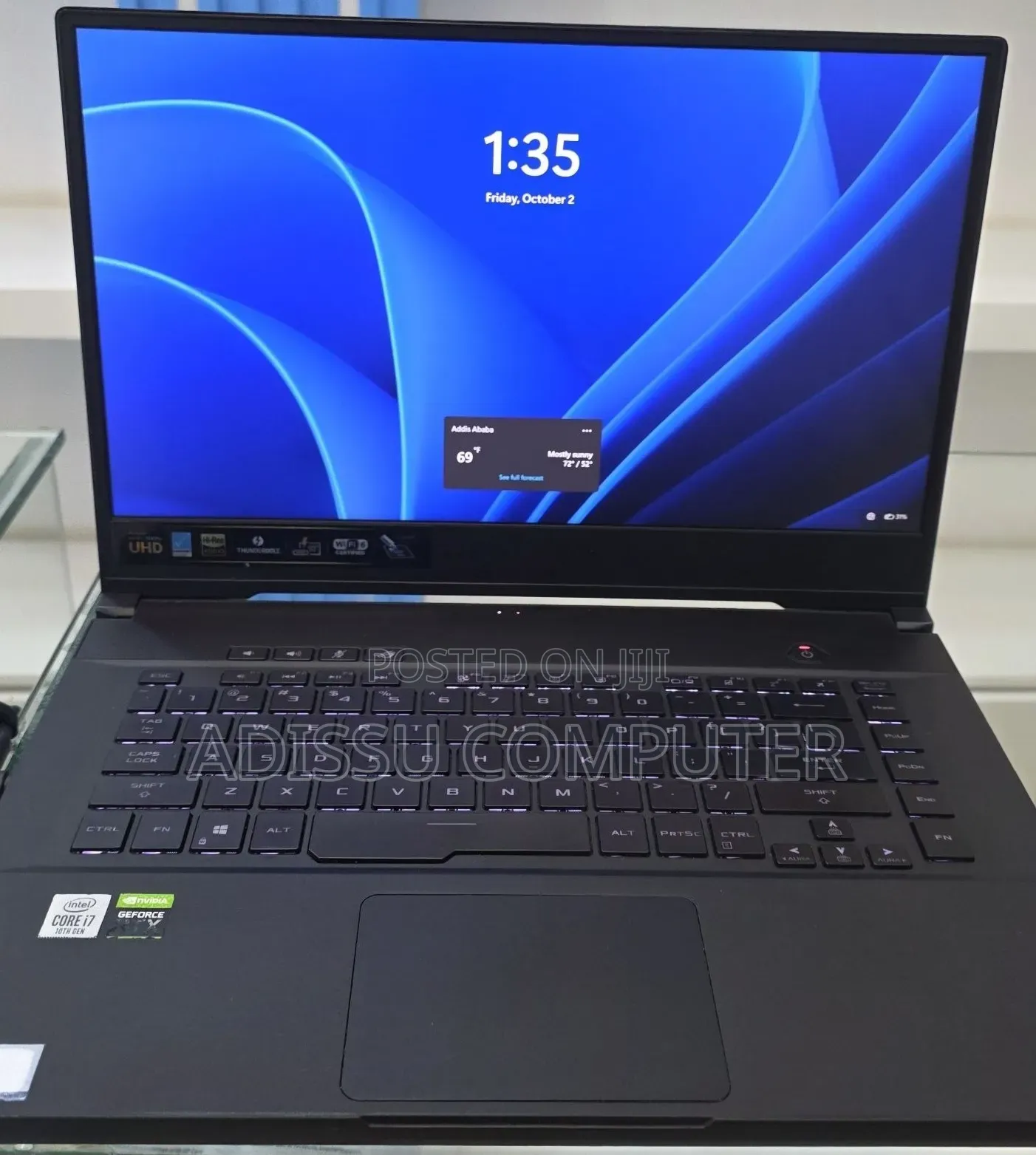 New Laptop Asus ROG Zephyrus G15 16GB Intel Core i7 SSD 512GB