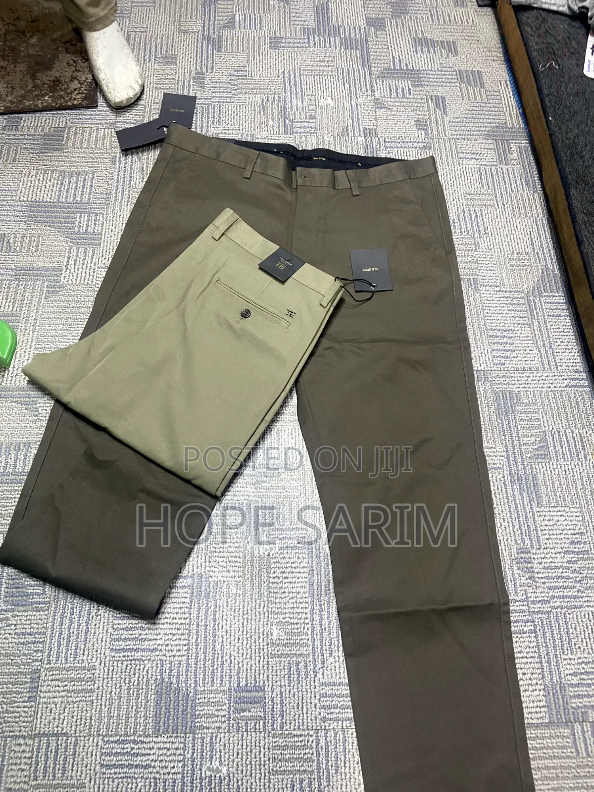 Premium Men's Stretch Khaki Chino Trousers