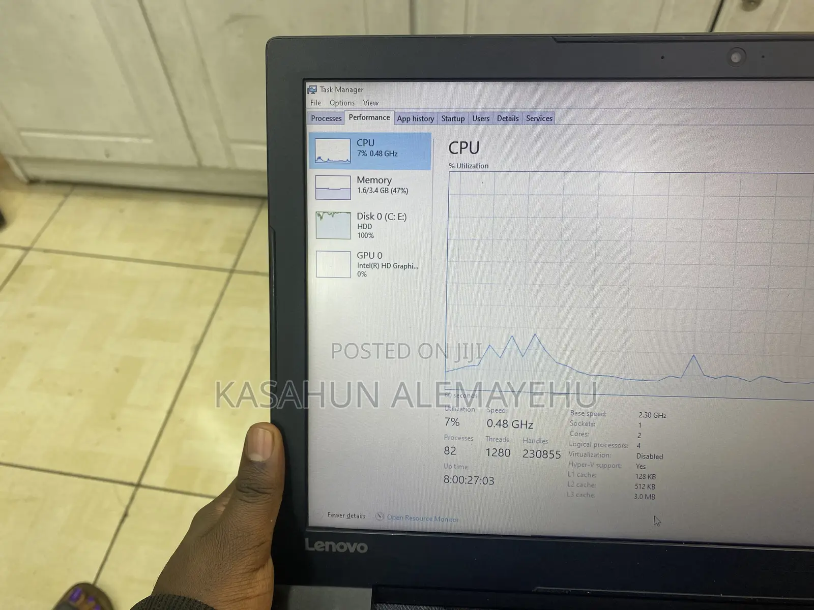 Laptop Lenovo V110 4GB Intel Core 3 HDD 500GB