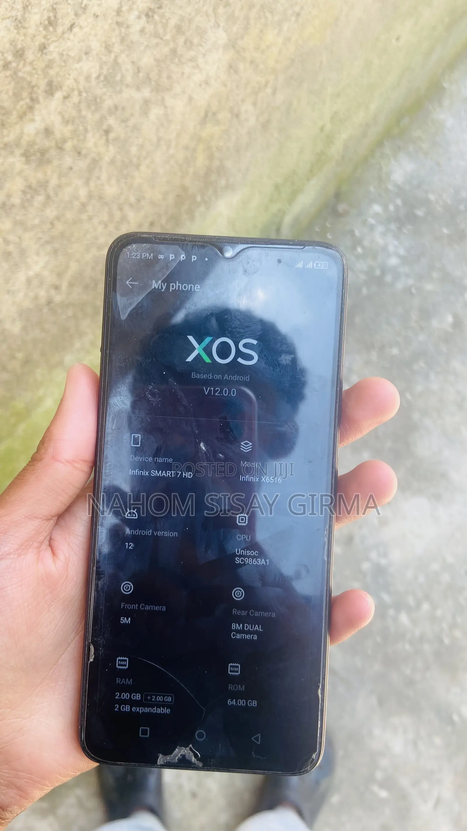 Infinix Smart 7 HD 64 GB Black