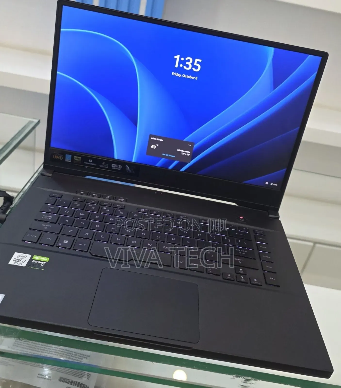 New Laptop Asus ROG Zephyrus (GX501) 16GB Intel Core i7 SSD 512GB