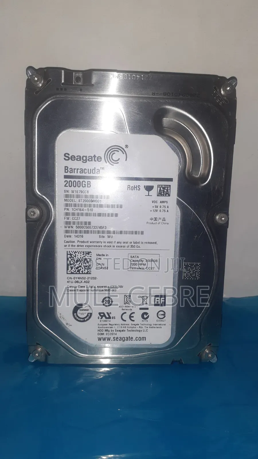 2tb Seagate Barracuda Harddrive