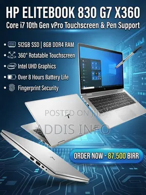 Laptop HP Elite x360 830 G10 8GB Intel Core i7 SSD 512GB