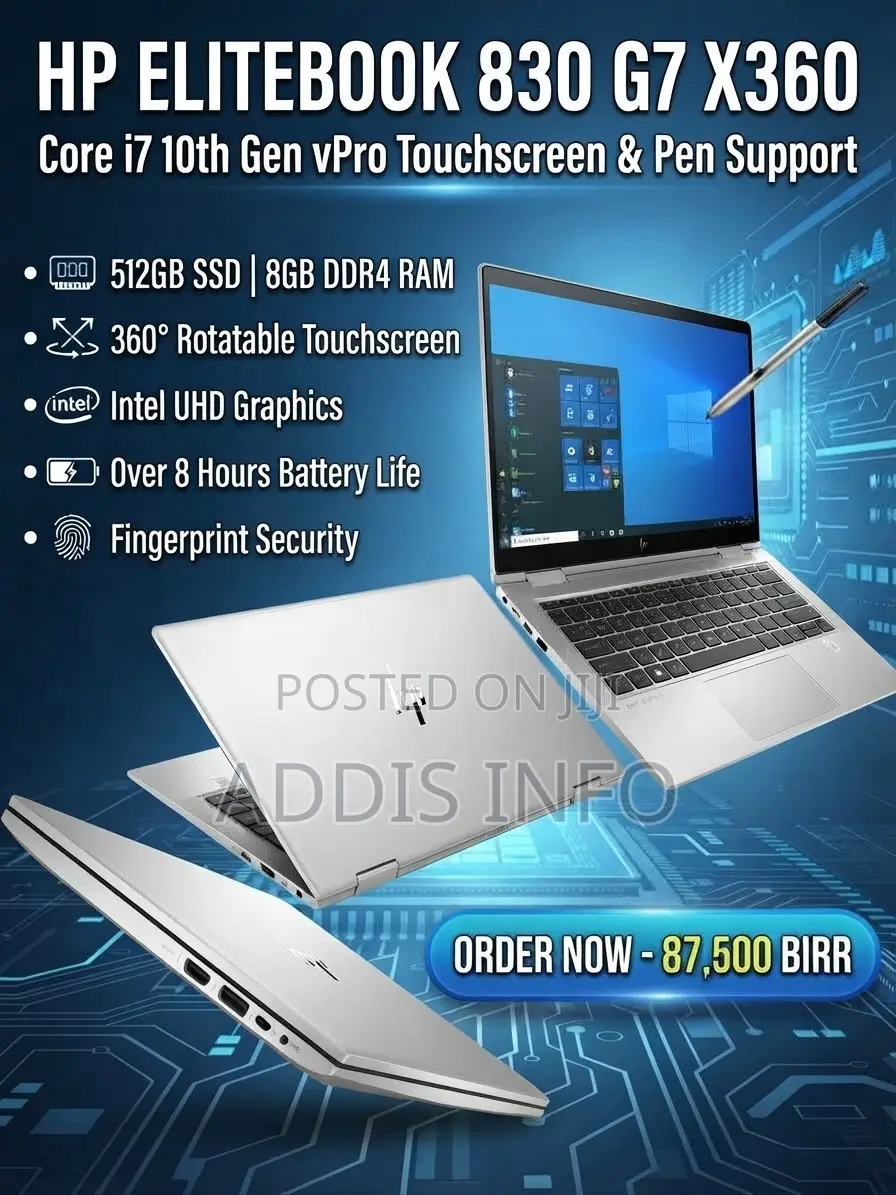 Laptop HP Elite x360 830 G10 8GB Intel Core i7 SSD 512GB