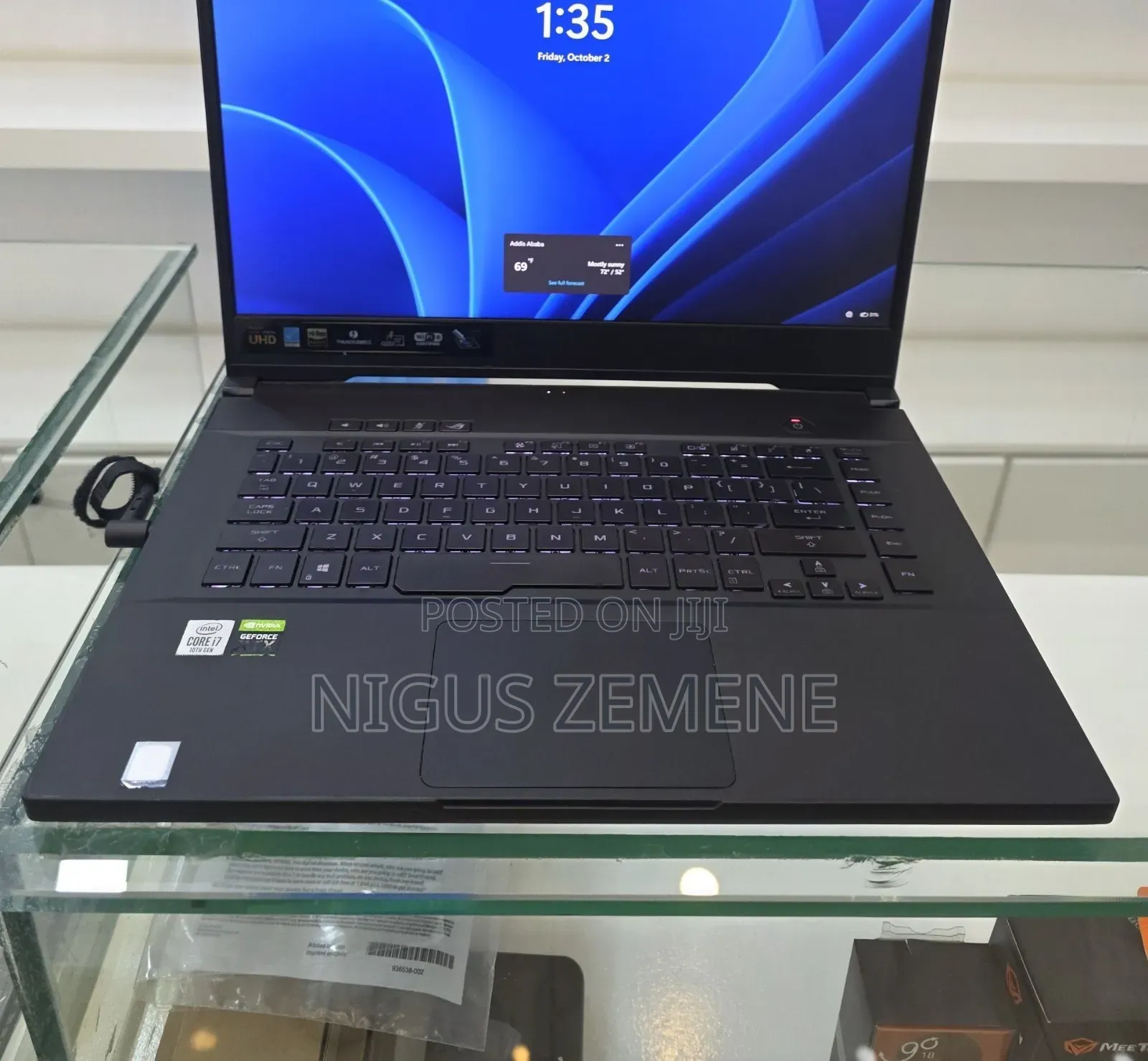 New Laptop Asus ROG Zephyrus G15 16GB Intel Core i7 SSD 512GB