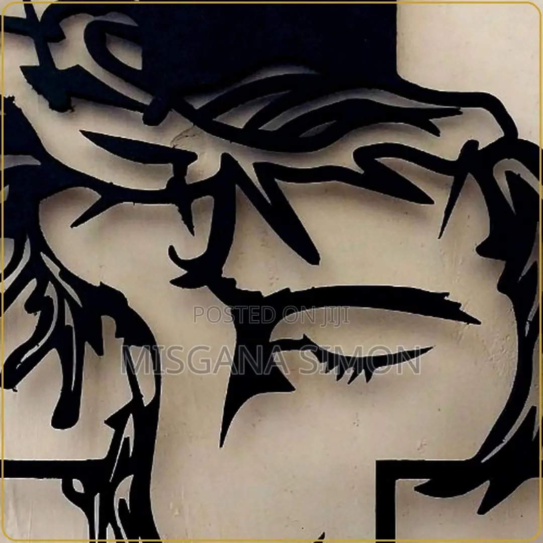 Laser-Cut Jesus Cross Wall Decor – Home & Prayer Room