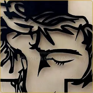 Laser-Cut Jesus Cross Wall Decor – Home & Prayer Room