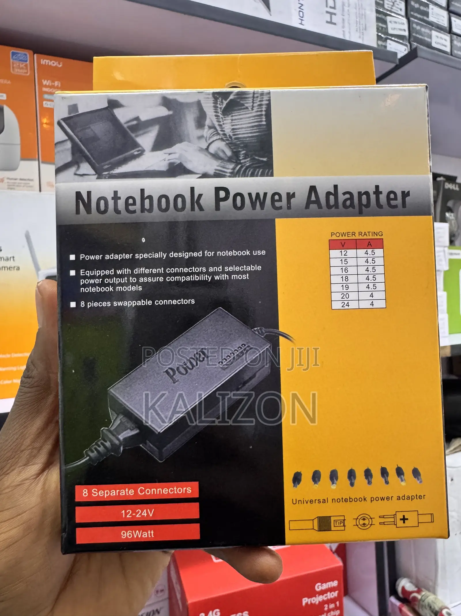 ዩኒቨርሳል ኖትቡክ ኃይል መሙያ (Notebook Power Adapter / Universal Laptop Charger