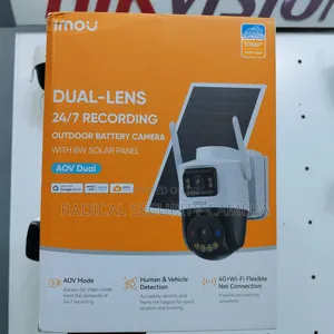 IMOU Dual Lens 10MP 4G WiFi Solar CCTV Camera – 5MP+5MP AOV 24/7