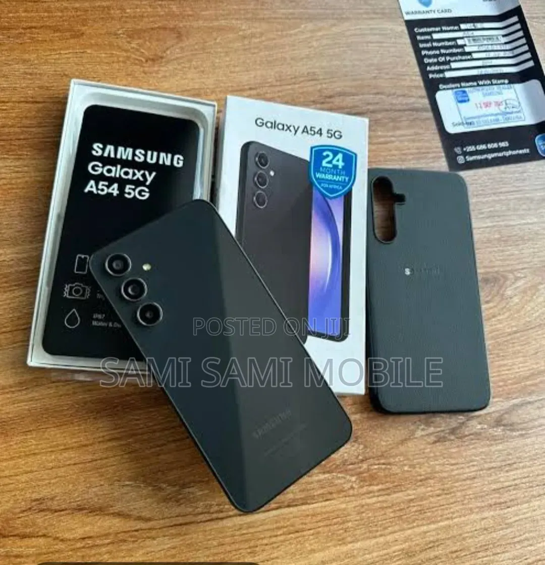 New Samsung Galaxy A54 128 GB Yellow