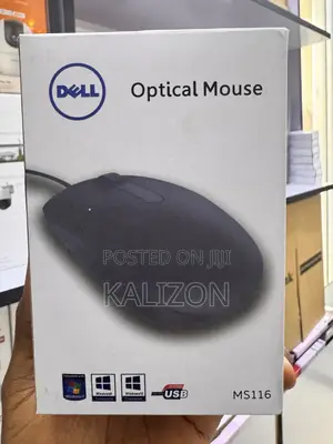 Original Dell Optical Mouse MS116 ማውስ